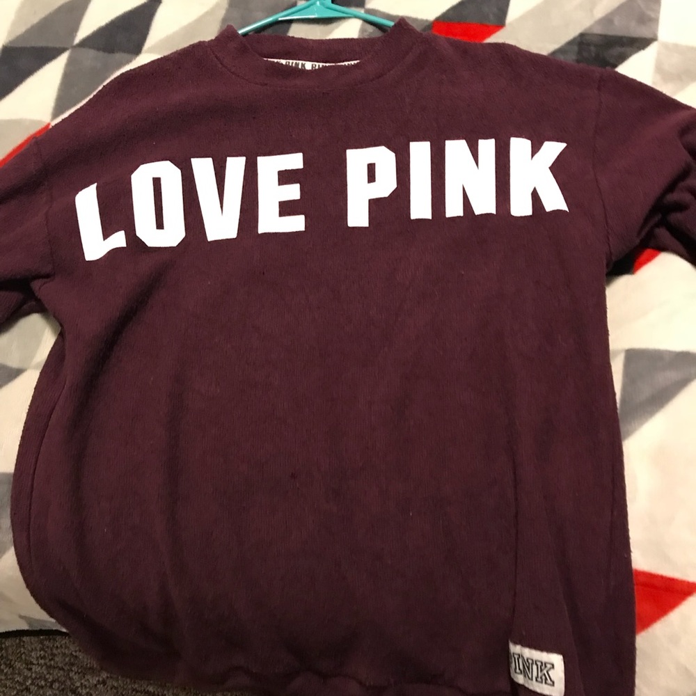 Dark red PINK sweater